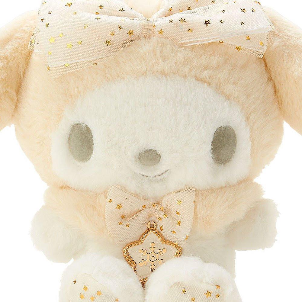 My Melody Fluffy 9"Plush : White Gold