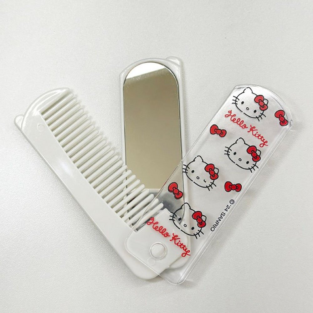 Sanrio Hello Kitty Folding Mirror and Comb
