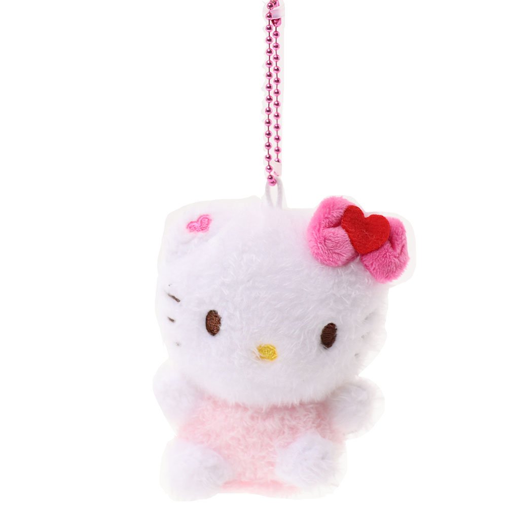 Sanrio Hello Kitty Furry Mini Plush Keychain