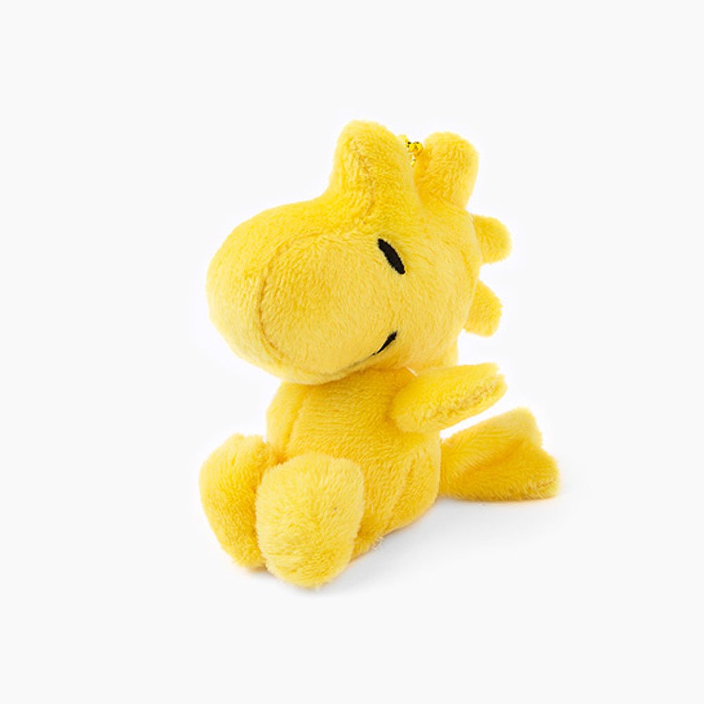 Peanuts Snoopy Woodstock Mascot Plush Keychain