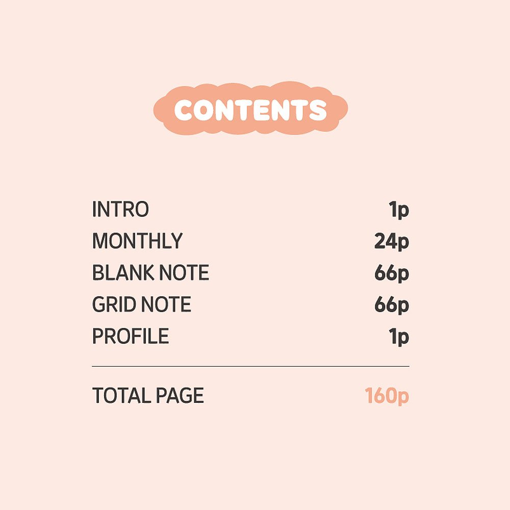 Peanuts Snoopy Bubbly Diary Planner