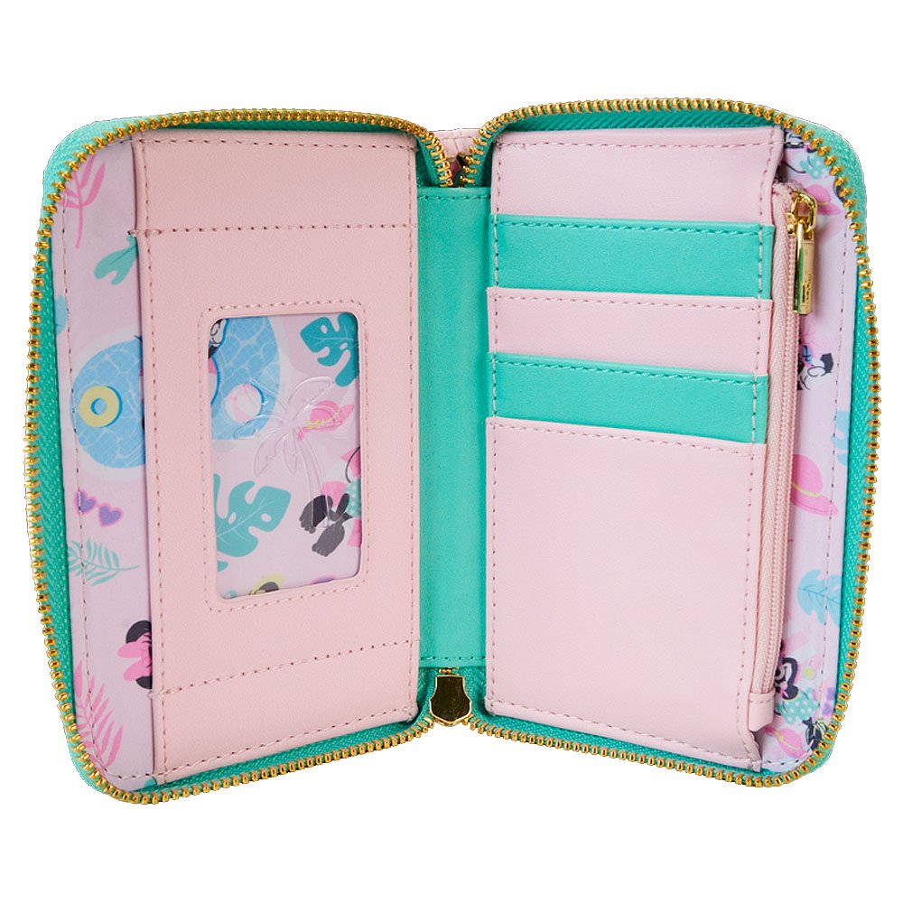 Loungefly x Minnie Mouse Vacation Style Poolside Zip Around Wallet