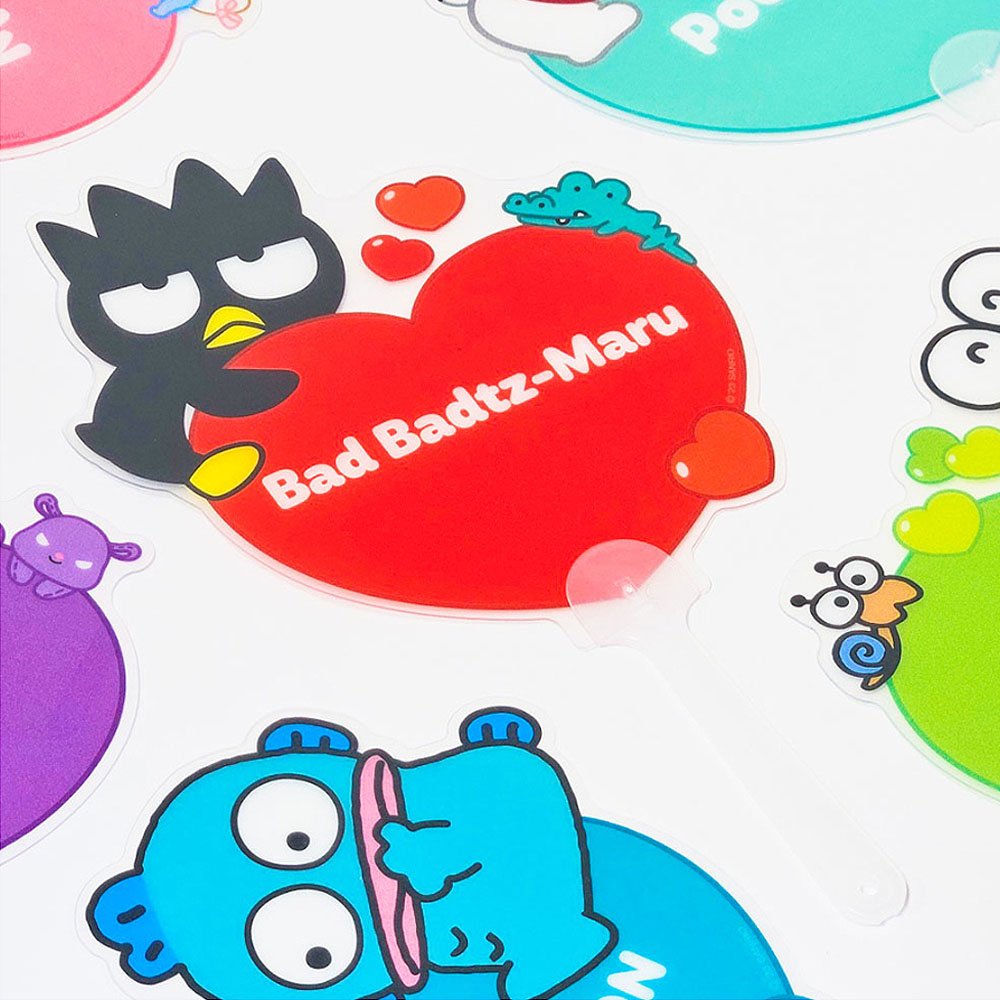 Sanrio Characters Heart Hand Fan
