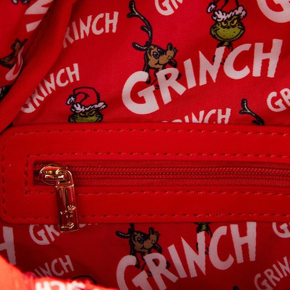 Loungefly x Dr. Seuss' How The Grinch Stole Christmas! Grinch Sleigh Crossbody Bag