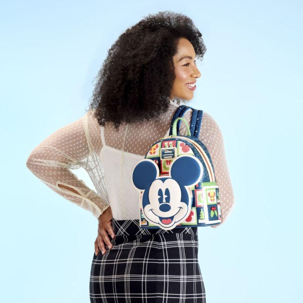 Loungefly x Mickey Mouse Holiday Mini Backpack