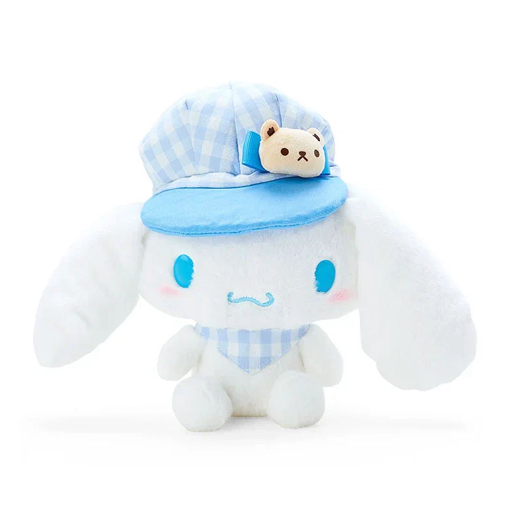 Cinnamoroll Gingham Casquette 8" Plush