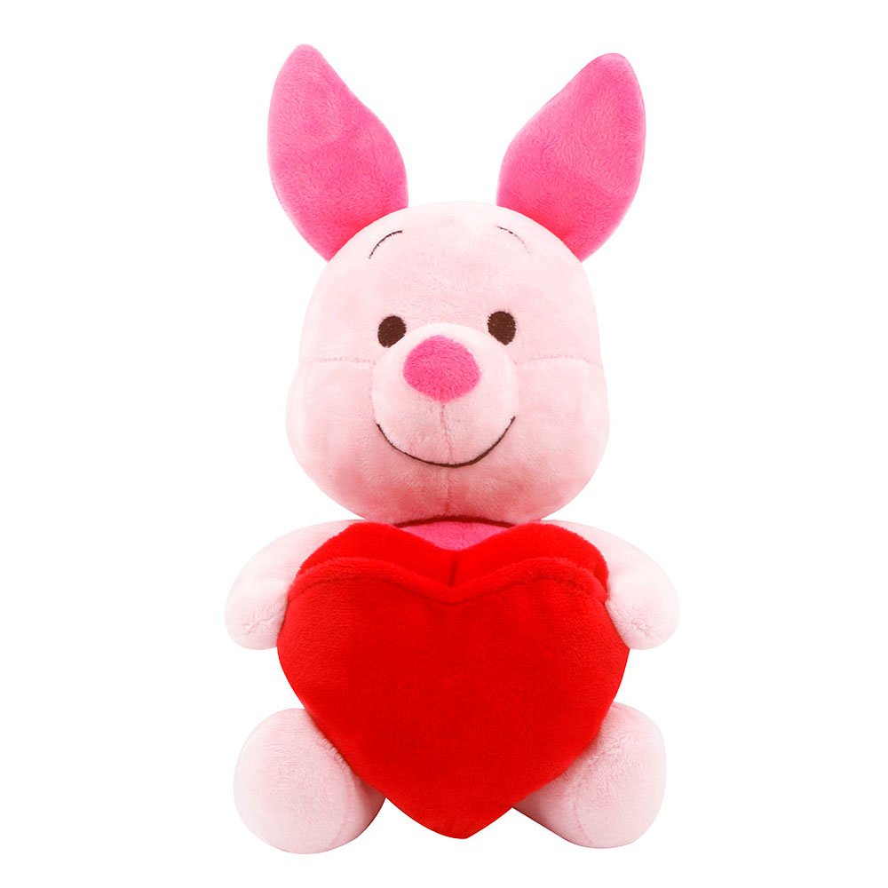 Disney Winnie the Pooh & Piglet Heart 10" Plush