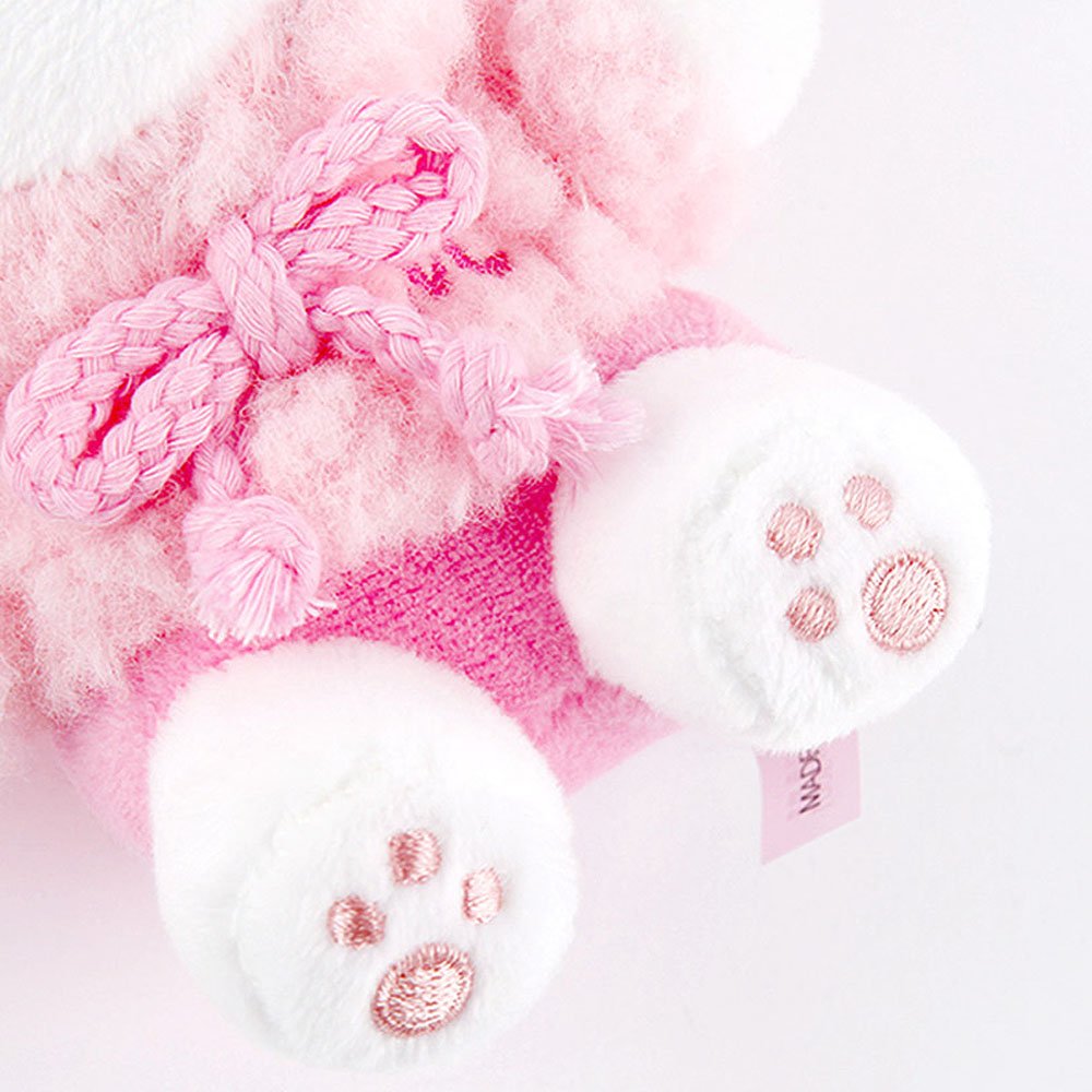 Sanrio Kuromi Fluffy Hoodie Clip-On Plush