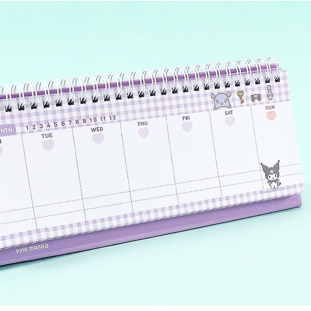 Sanrio Kuromi Standing Weekly Planner