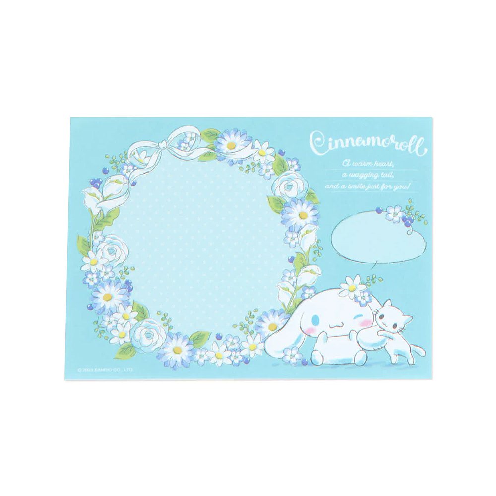 Sanrio Cinnamoroll Memo Pad & Sticker Set