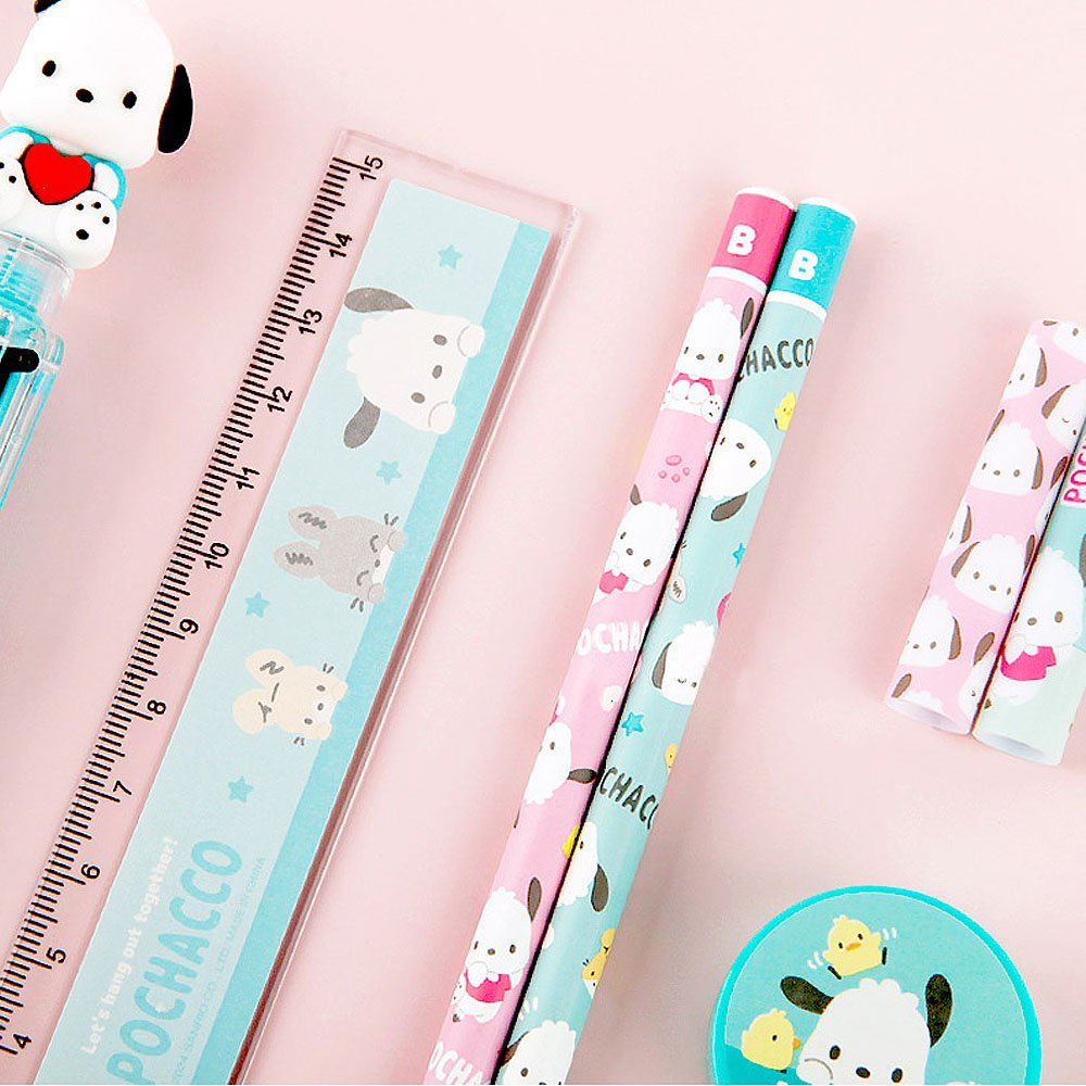 Sanrio Pochacco Case Stationery Set
