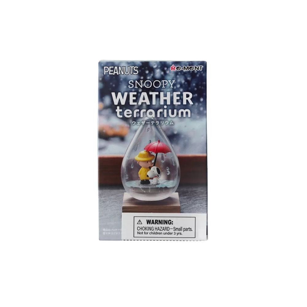 Re-Ment Peanuts Snoopy Weather Terrarium Figure Blind Box