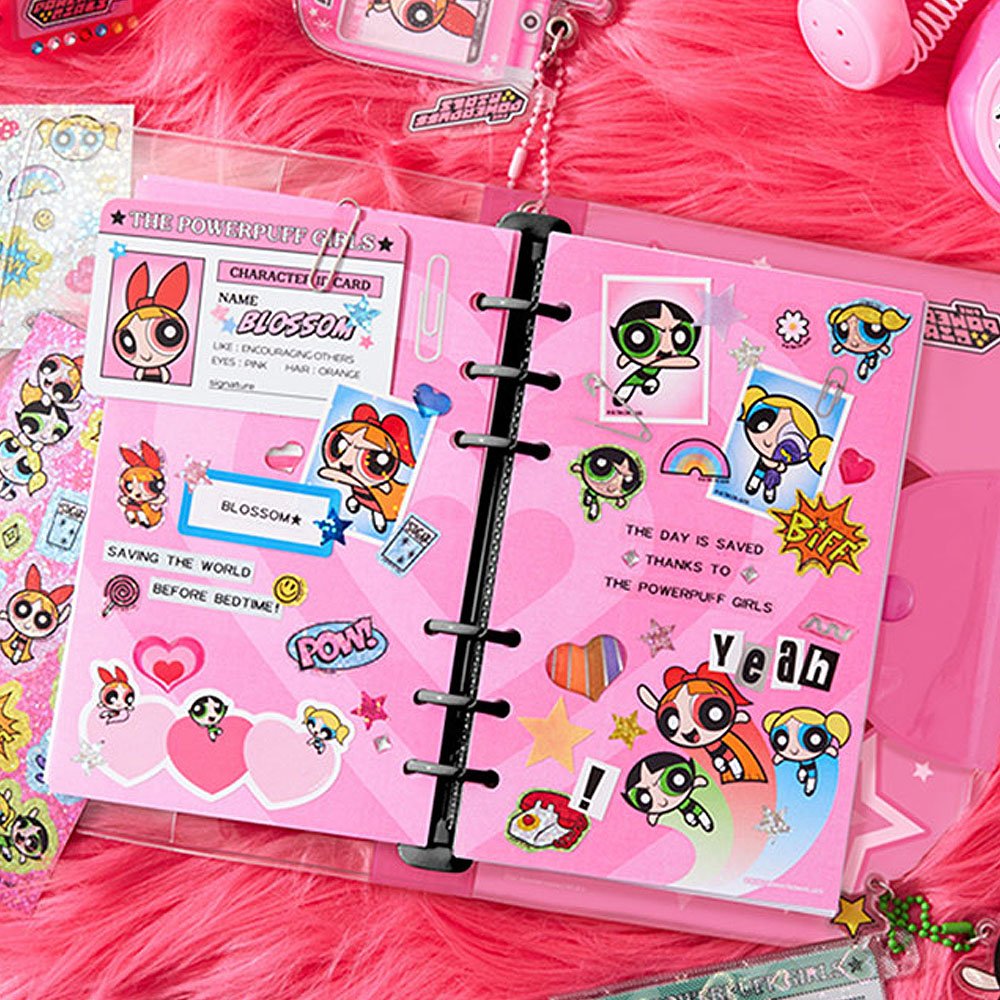 Powerpuff Girls Y2k 6 Ring Planner (A6)