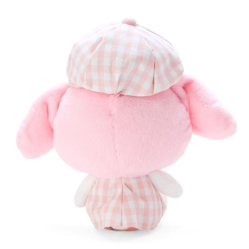 Sanrio My Melody Gingham Casquette 8" Plush