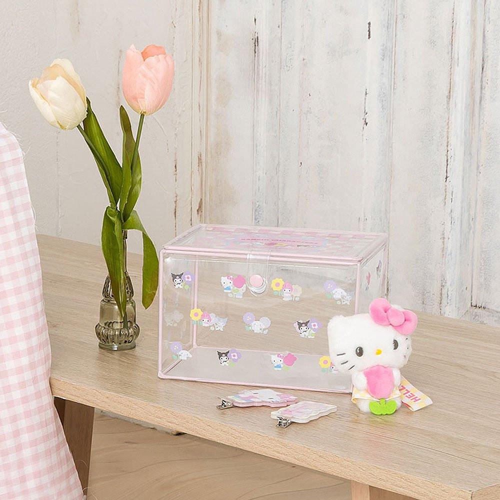 Sanrio Kuromi Plush Mascot Keychain :Pastel Check