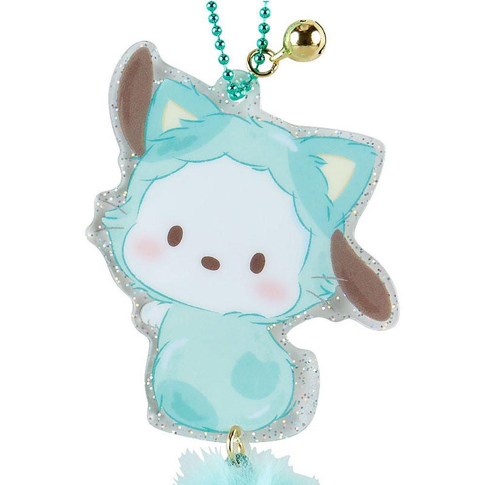 Sanrio Cat Acrylic Fur Tail Keyring