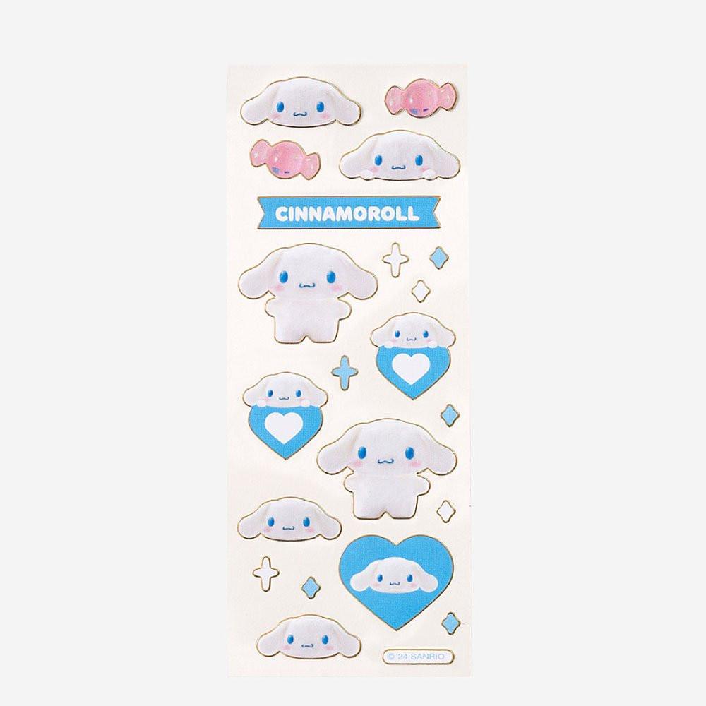 Sanrio Characters Gold Bolder Sticker :Pompom