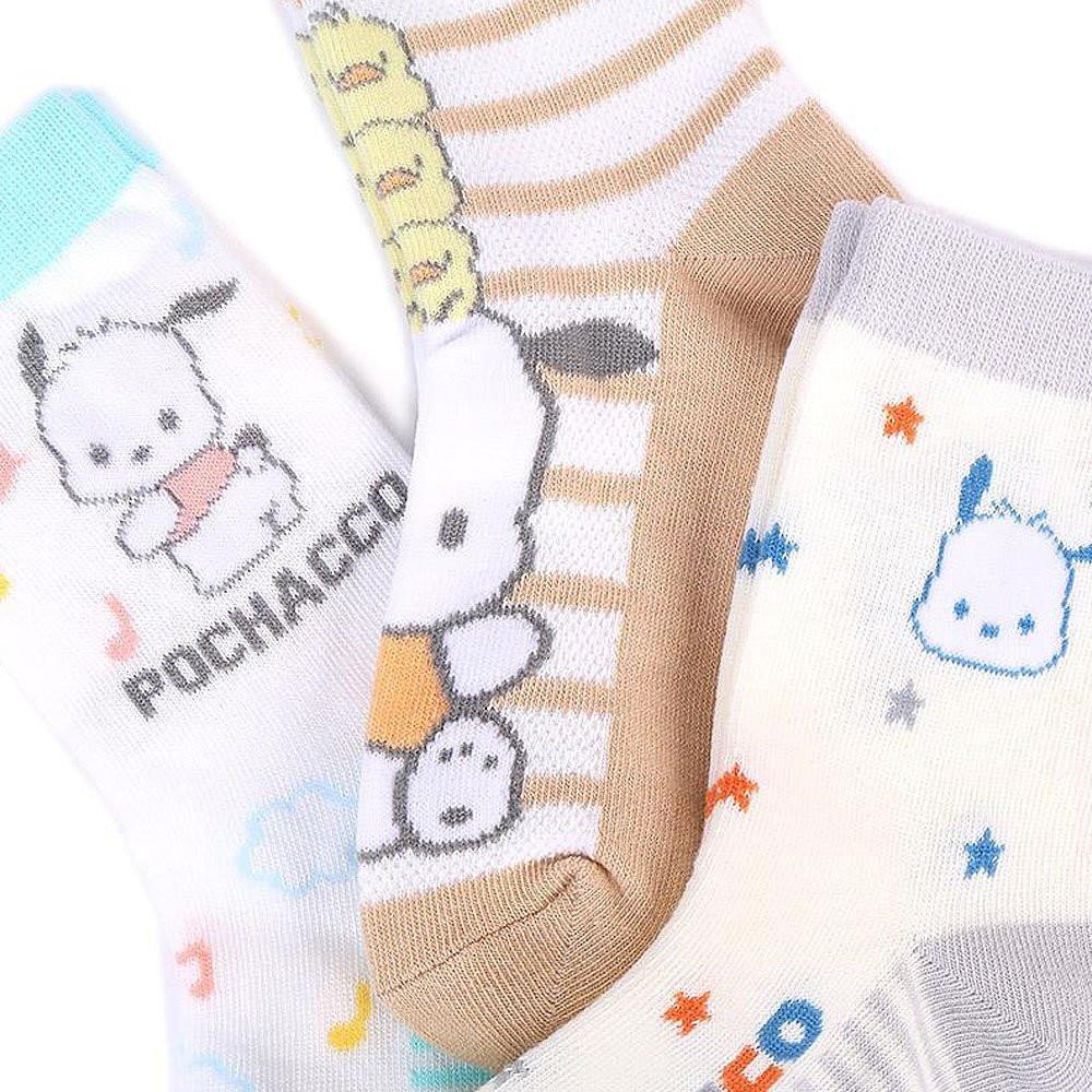 Sanrio Pochacco 3Pair Sneaker Socks
