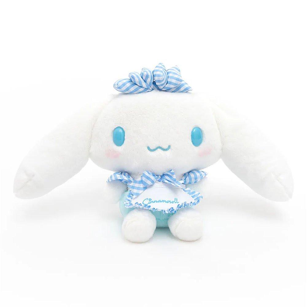 Cinnamoroll Sky Blue Gingham 8"Plush