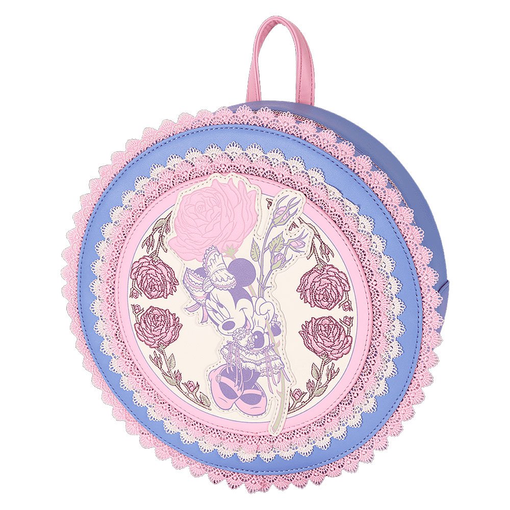 Loungefly x Minnie Mouse Floral and Lace Mini Backpack