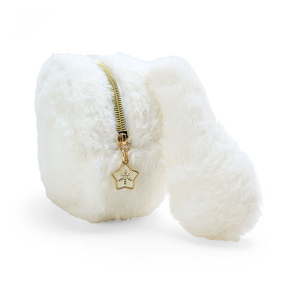 Cinnamoroll Fluffy Plush Clutch: White Gold