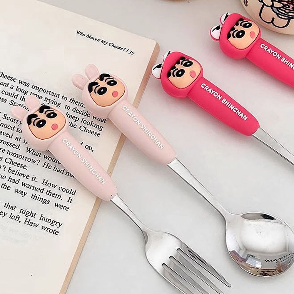 Crayon Shin-chan Figure Fork & Spoon