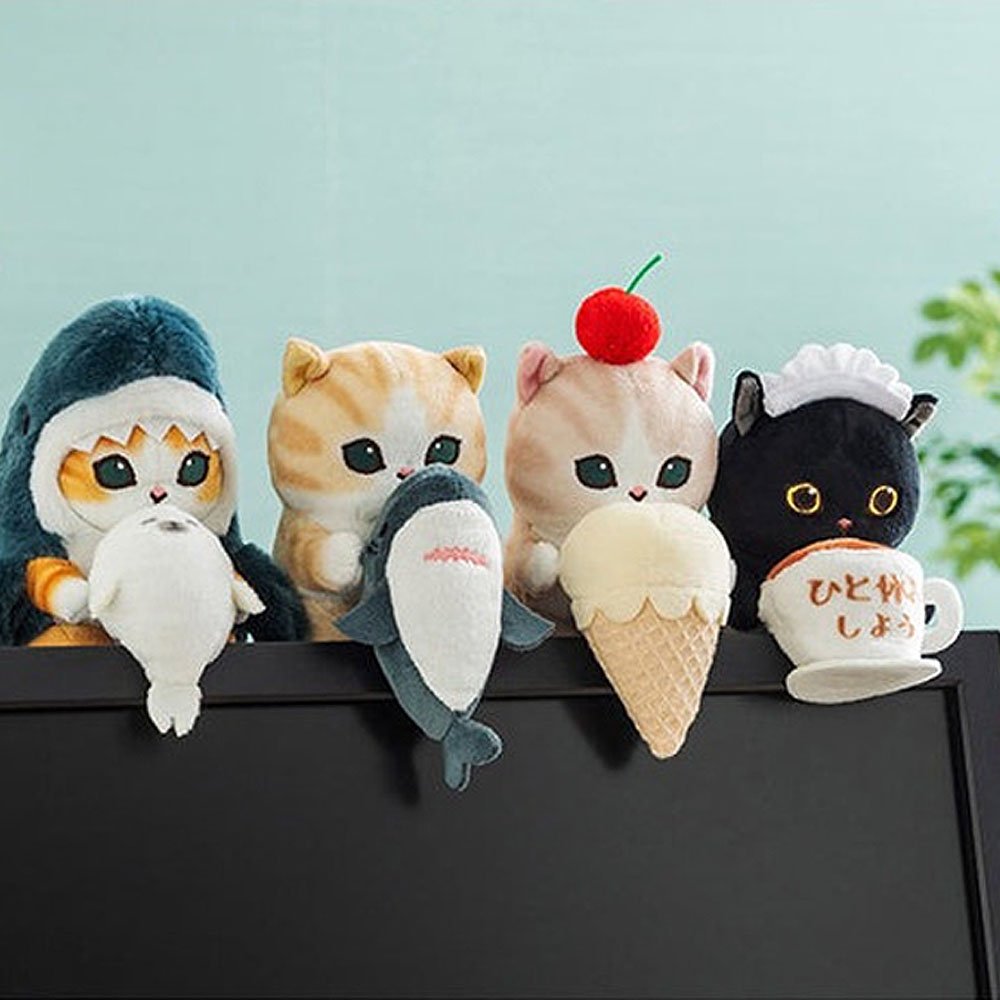 Mofusand Nyanko Maid Black Cat Monitor Plush