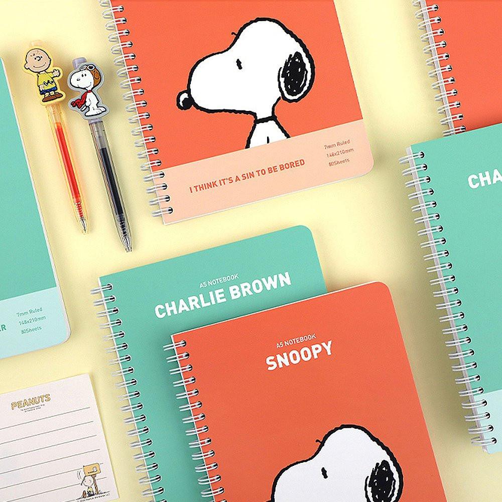 Peanuts Snoopy & Charlie Brown A5 Hard Cover Notebook