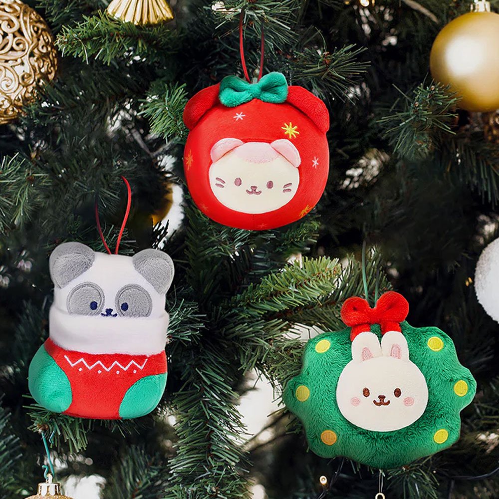 Anirollz Christmas Ball Kittiroll Plush Ornament