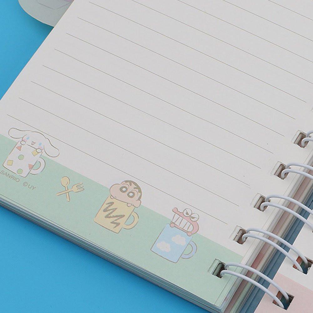 Sanrio Cinnamoroll x Crayon Shin-chan 5-Tab Index Notebook