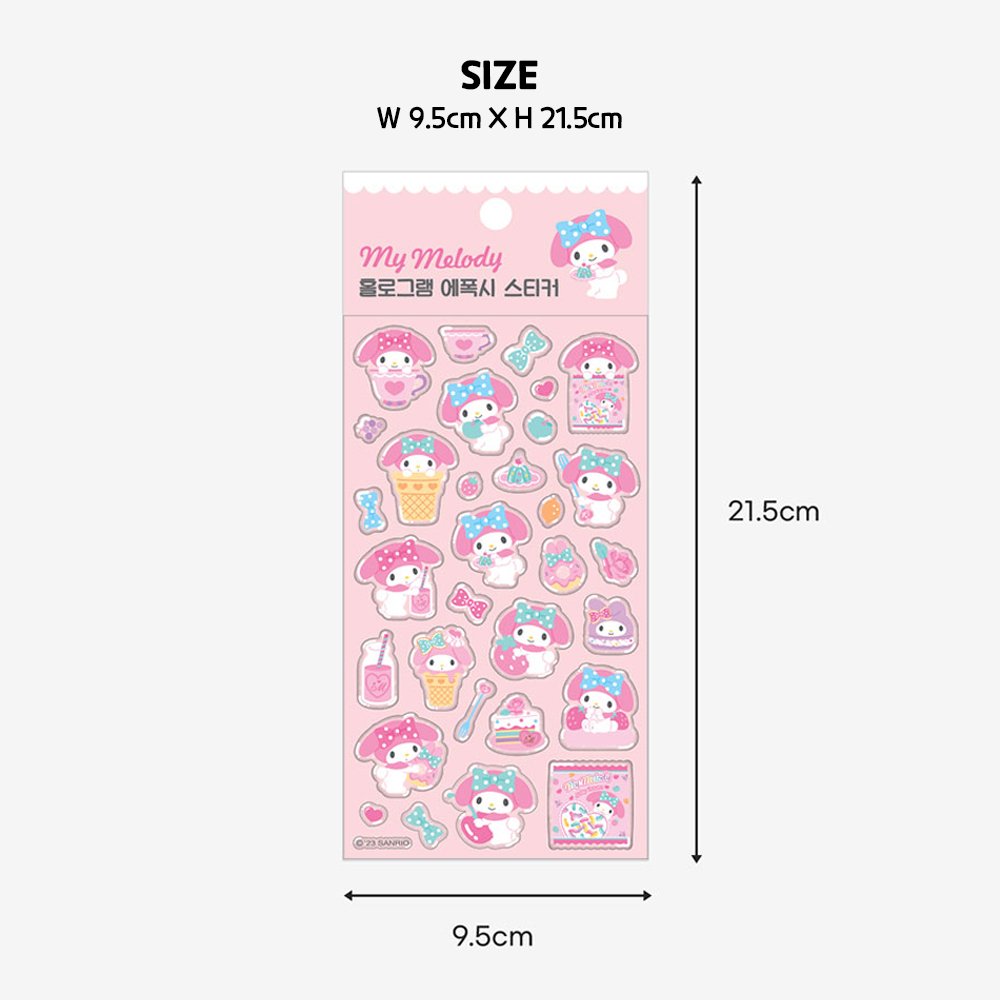 Sanrio Character Hologram Epoxy Sticker