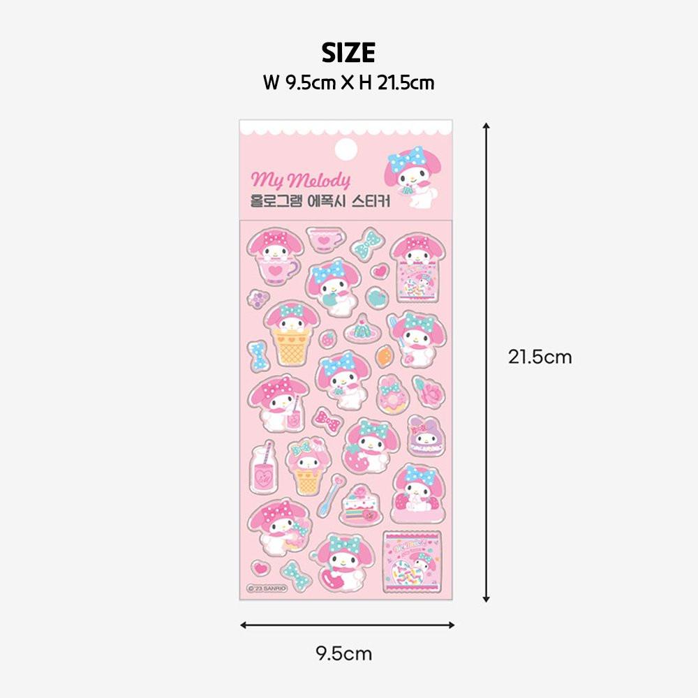 Sanrio Character Hologram Epoxy Sticker