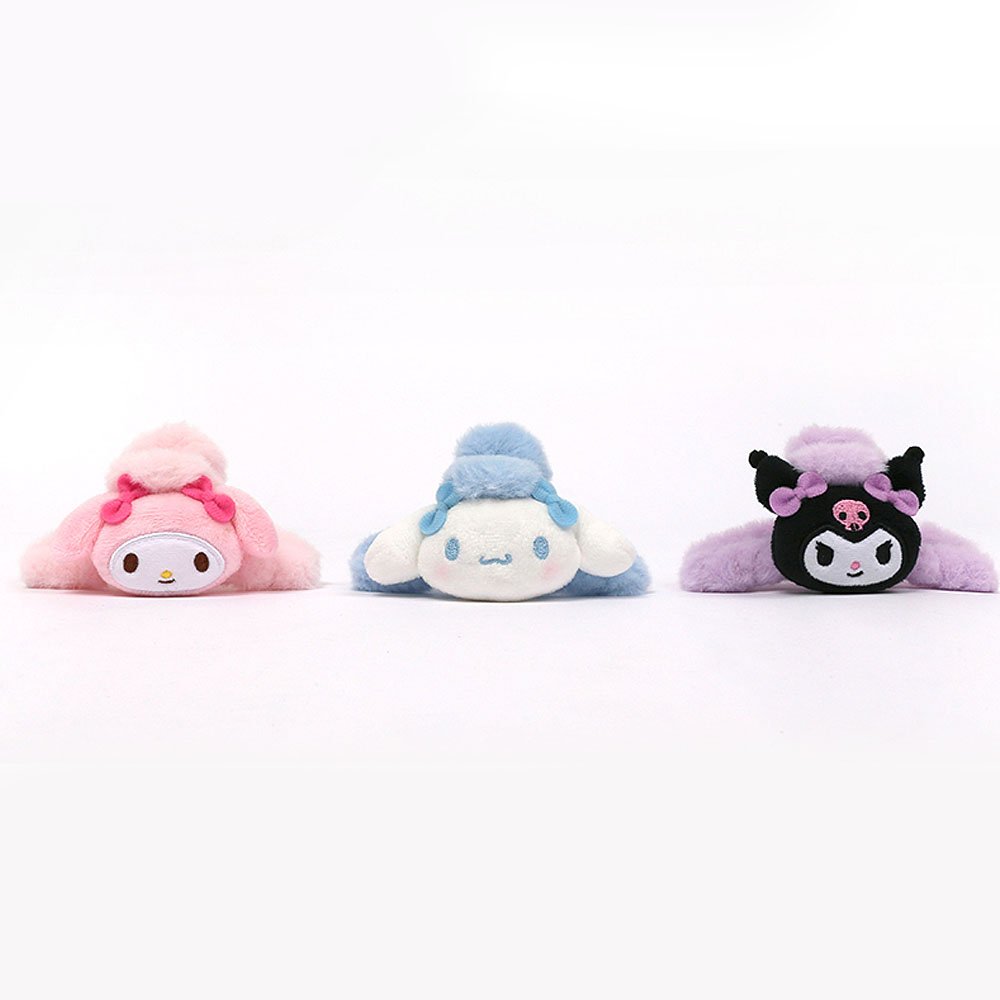 Sanrio Characters Plush Hair Claw Clip