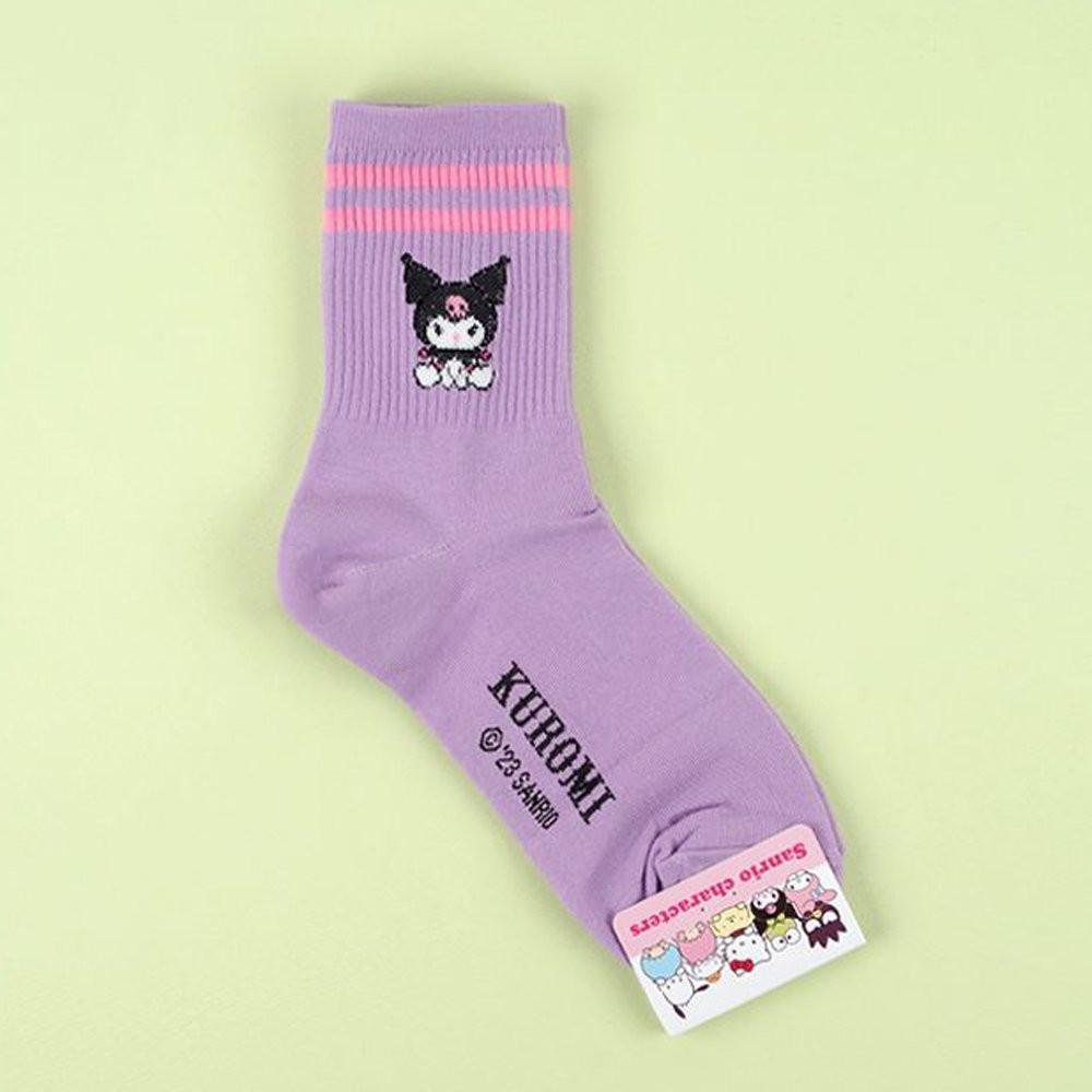 Sanrio Striped Crew Socks