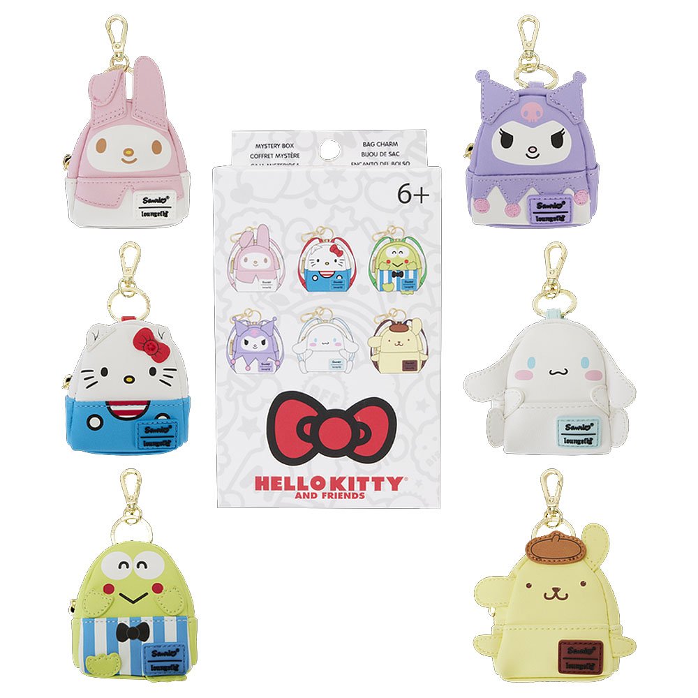 Loungefly x Sanrio Hello Kitty & Friends Cosplay Mystery Mini Backpack Keychain