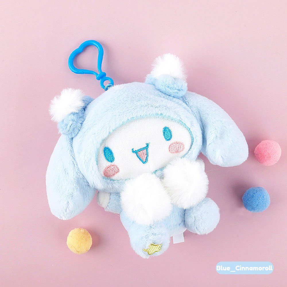 Sanrio Characters Pastel Costume Clip-On Plush