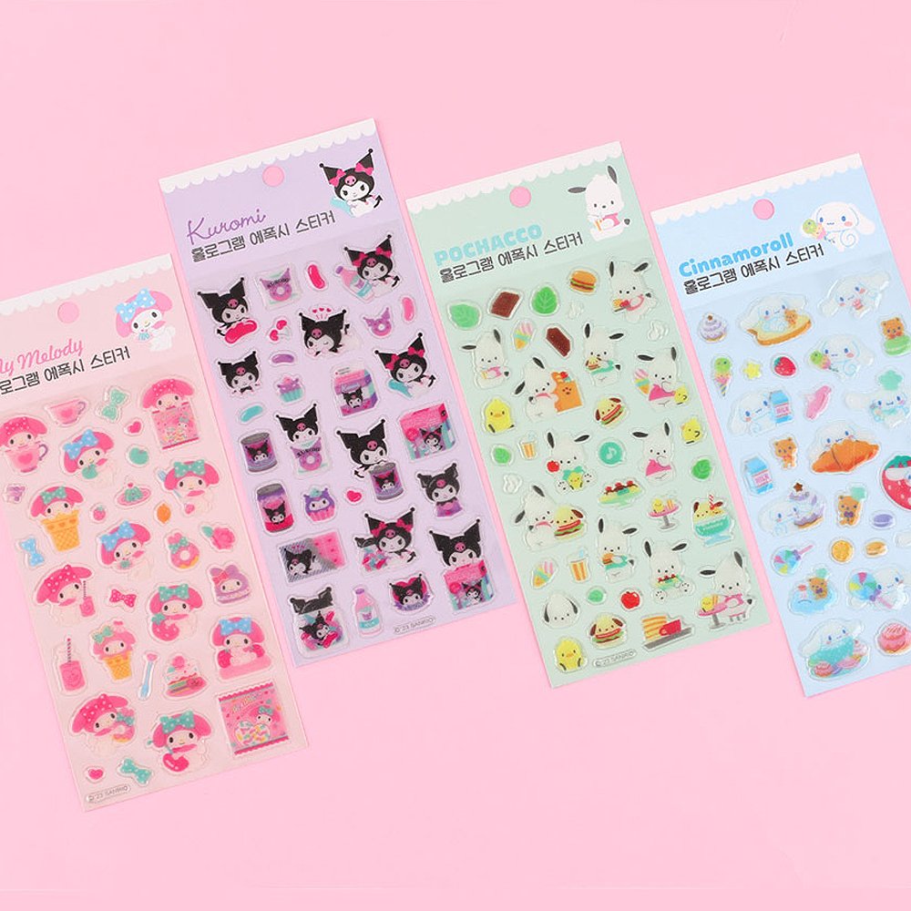 Sanrio Character Hologram Epoxy Sticker