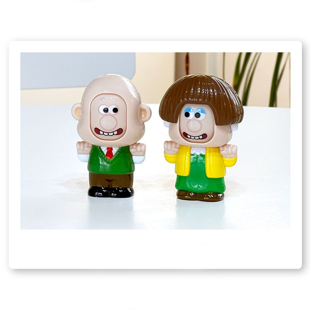 Wallace & Gromit Face Change Random Figure