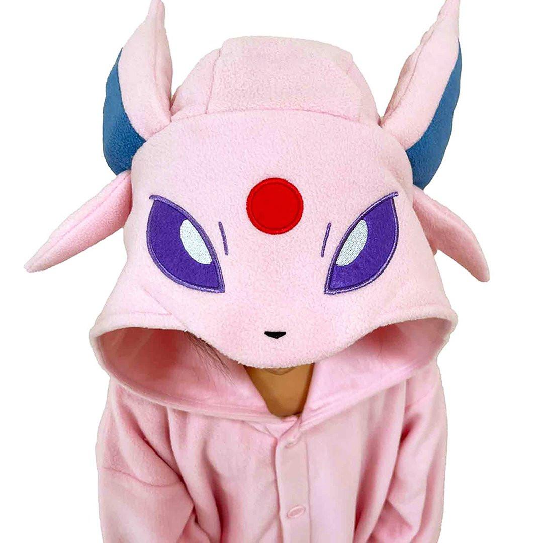 Pokemon Espeon Kids Costume Kigurumi Jumpsuit