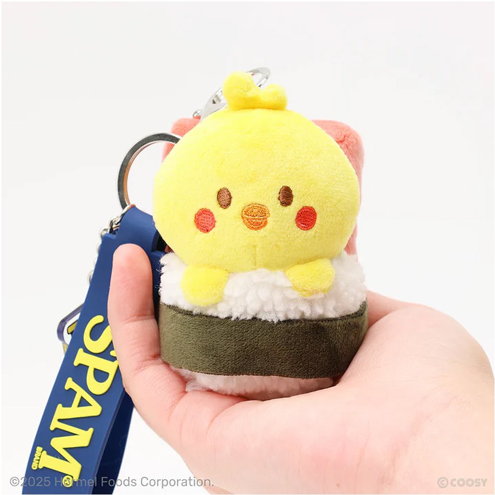 Anirollz x SPAM® Musubi Chickiroll Plush Charm