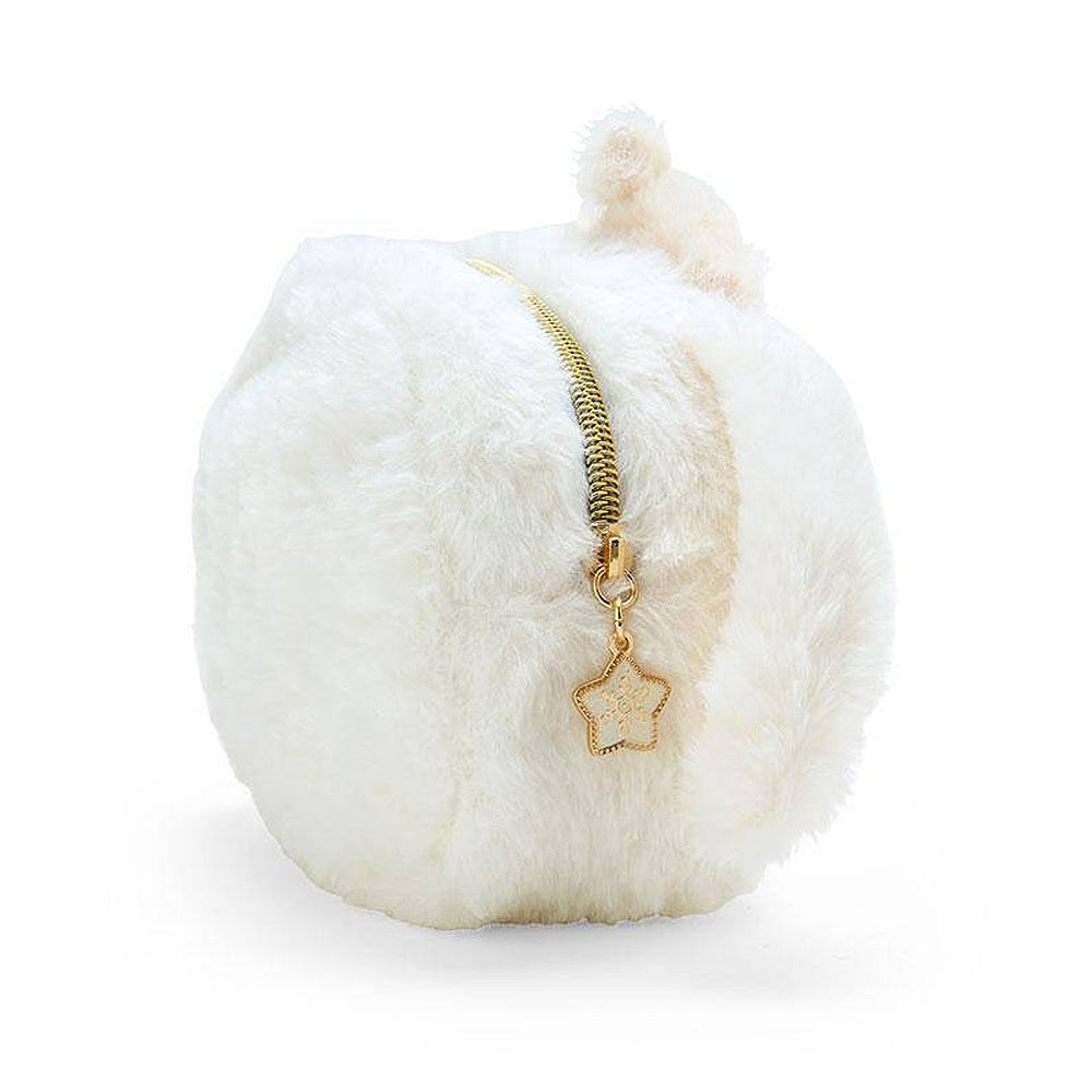 Pompompurin Fluffy Plush Clutch: White Gold