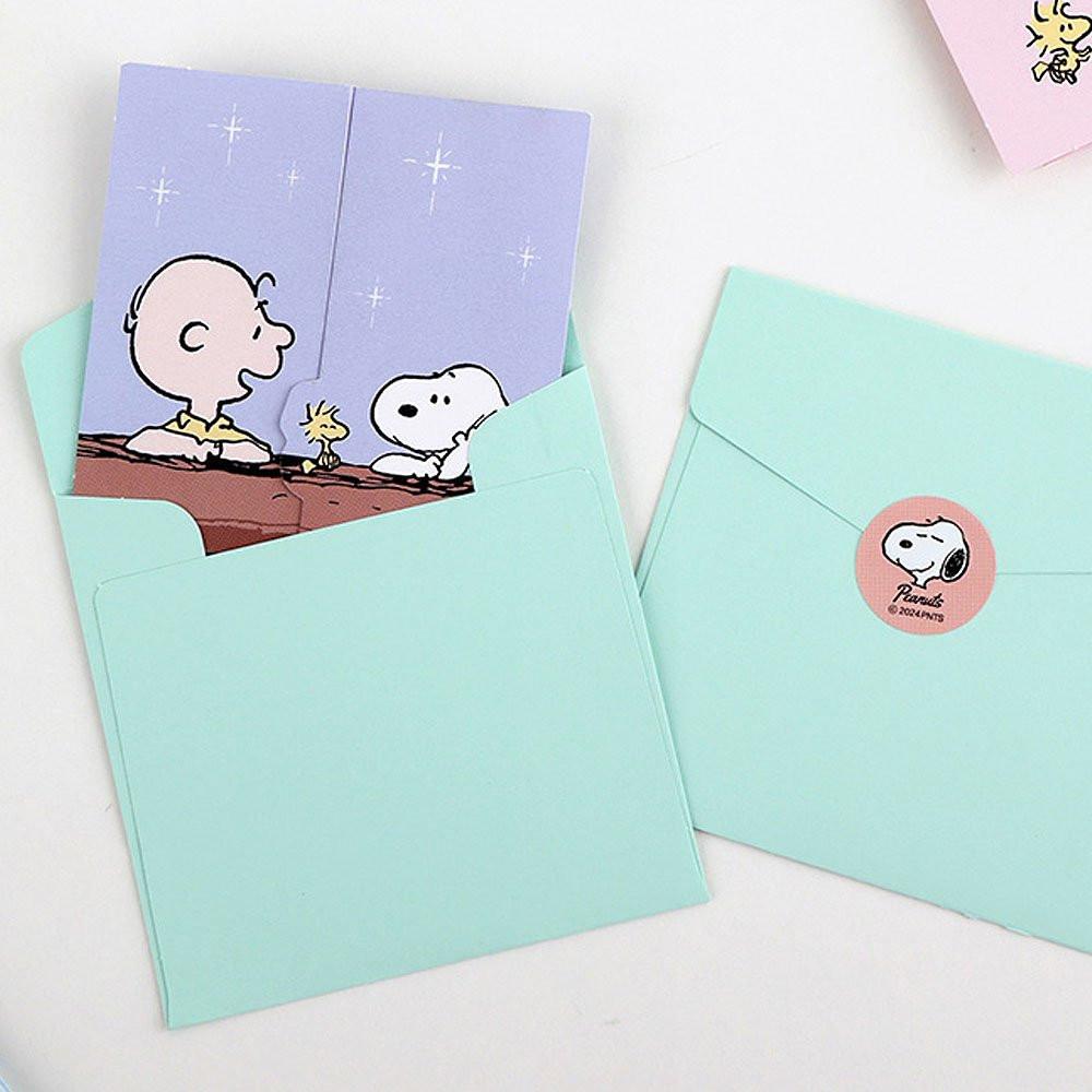 Peanuts Snoopy Die-Cut Mini Letter Card