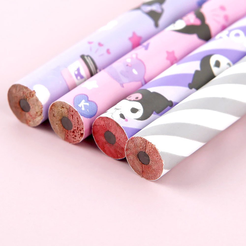 Sanrio Kuromi 8pcs Pencils with Case Set