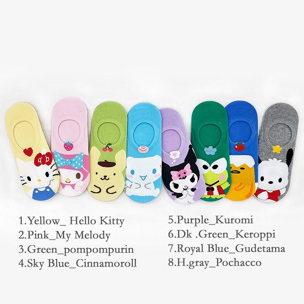 Sanrio Characters Classic No Show Socks