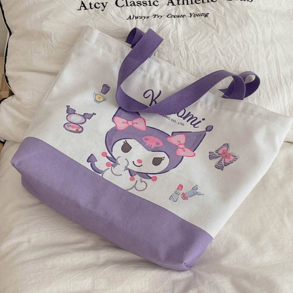 Sanrio Kuromi Peeping Tote Bag