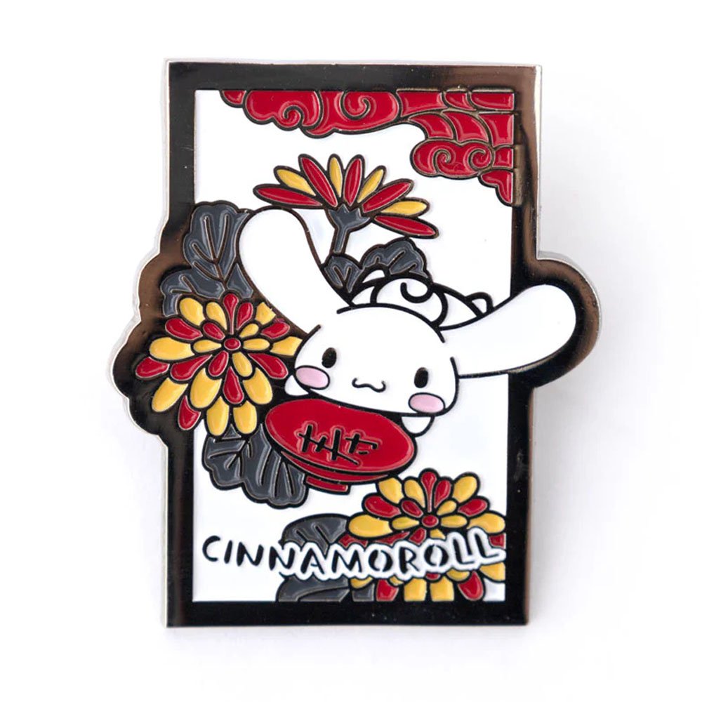 Cinnamoroll Hanfuda Pin Badge