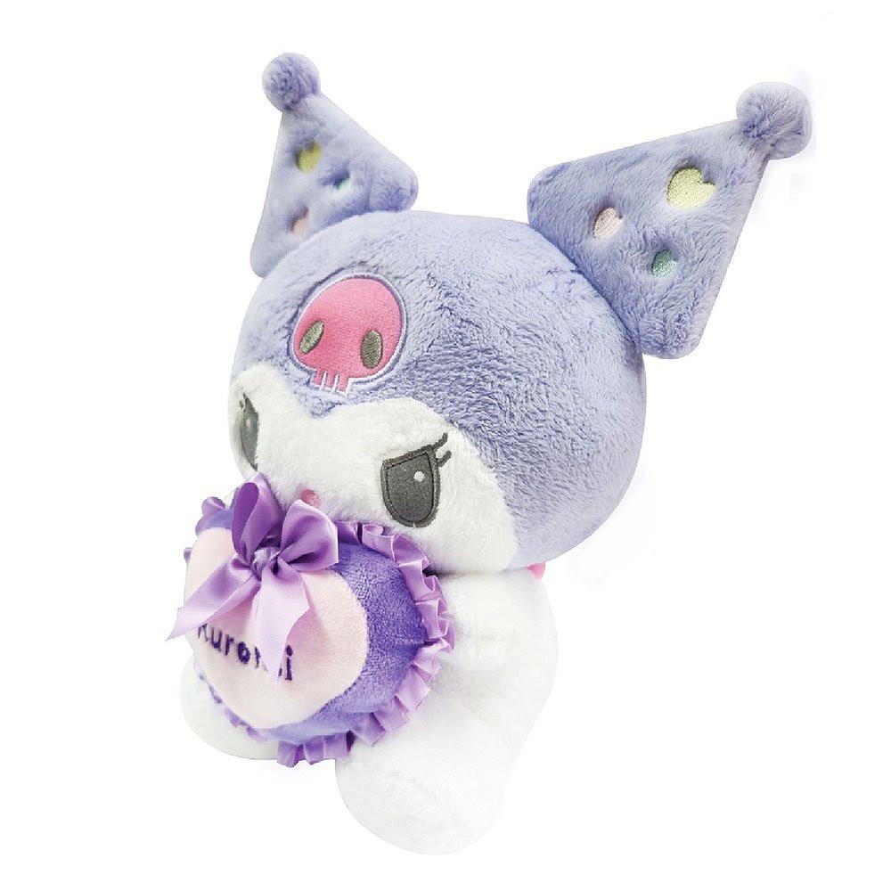 Sanrio Kuromi Heart Cushion 10"Plush