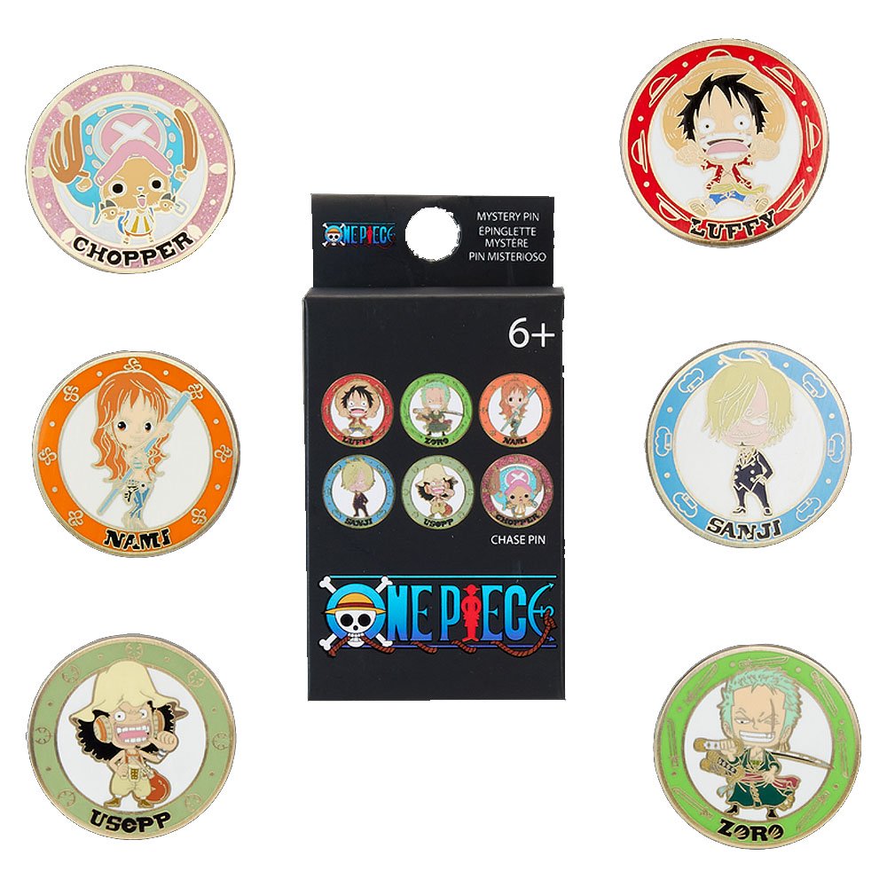 Loungefly x One Piece 25th Anniversary Chibi Mystery Box Pin