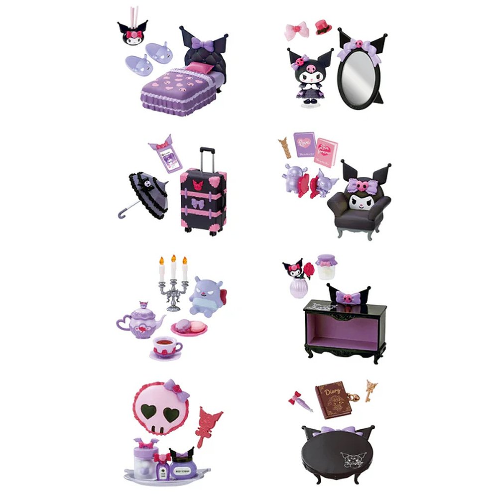 Re-Ment Kuromi's Gothic Room Blind Box