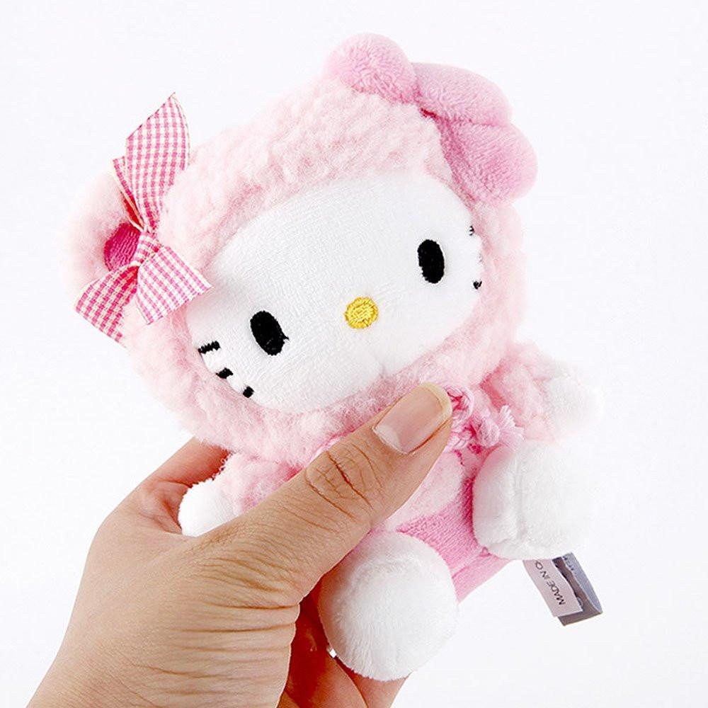 Sanrio Kuromi Fluffy Hoodie Clip-On Plush